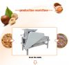 industrial almond shelling breaking machine almond shelling machine for factory