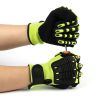 safety Sandy Nitrile Palm Coated Gloves Protection Anti Impact Gloves Man Industrial Work Gloves Price
