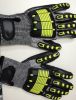  Custom Sandy Nitrile Gloves ANSI Cut-Resistant Level 5 TPR Glove with Anti-Slip Function Construction Knit