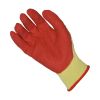 Red Latex Glove Cotton Knit Protective Gear Industrial Gardening Construction Safety Working Gloves
