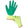 10 Gauge Wrinkle Latex Gloves Thickened Non-slip Dipping Oil Resistant Protective Gloves