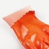 Cheap Red PVC Coating Dipped Heavy Duty Palm Acid Alkali Oil Rough Finished Surface Chemical Resistant Non Anti slip Gloves