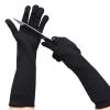 New Black Long Cut-Proof Safety Gloves Anti-Knife Arm Guard Steel Wire Cut Sleeve Lengthened Bag for Butcher Fishing 