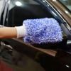 Thickened microfiber coral fleece car cleaning gloves and household car washing and cleaning products are durable