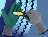 High Elastic 13 Gauge Safety Gloves for Machine Repair 13 Pound Grey Rubber Tire Repairs Durable High Grip for Work Environments