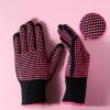 Hair styling silicone bead heat insulation gloves for curling hair, hair straightening rod, heat-resistant, high-temperature resistant, anti-slip gloves