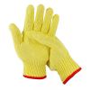 Double-layer thickened aramid heat-resistant and high-temperature resistant gloves processed by a glass factory for cut protection 