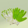 Nylon breathable latex foam gloves for gardening trimming, puncture protection, construction site anti-slip and wear-resistant