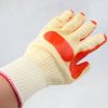 Soft film gloves, wear-resistant thickened rubber labor protection gloves for heavy machinery and steel bar workers