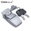 Stainless steel zinc alloy Black Coated Metal safety latch toggle hasp lock for motorcycle case accessories