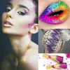 Fine Glitter 12 color suit, Festival Rave accessories Body flash nail enhancement, face, hair, eye shadow, eyes, clothes, women's ultra-thin makeup sequins