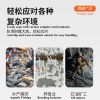 Waist-length Style Knit fabric Waterproof half Body Fishing Wader Breathable Fishing Chest Wader Suit with Gloves for Men Women Water Resistant Pants 