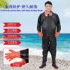 Glove Style PVC Waterproof Full Body Fishing Wader Breathable Fishing Chest Wader Suit with Gloves for Men Women