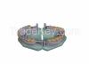 Dental temporary crown resin, high-strength and high toughness tempora