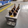 Water cooled capacitors for electric heating installations