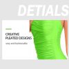 Kaichuang Sports Green Solid Color Outerwear Large Swimwear Sexy yet Elegant