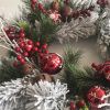 Hot sell Christmas Artificial flower wreath