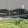 Tempoary Fence Wire Mesh Fencing Panel Construction Site Hired Rent Movable