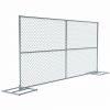 Tempoary Fence Wire Mesh Fencing Panel Construction Site Hired Rent Movable