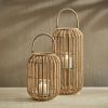 Unique Design Table Lantern High Quality Rattan Candle Holder Natural Rattan Lantern Vietnamese Supplier ODM/OEM