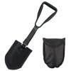 Multifunctional large folding shovel Black shovel/shovel Engineer shovel outdoor supplies wholesale large shovel black