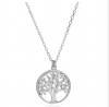 10 Gram 0.02m Tree Of Life Pendant Necklace Wedding 5A Cubic Zirconia Necklace