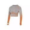 Long Sleeve Ladies Yoga Top Shirts Spring Autumn Outdoor Jacket Custom Women Coats Stretch Hoodies Comfortable Apparel