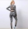Gym Wear Sport Yoga Bra and Leggings Set Women Workout Clothing Plus Size Fitness Wear