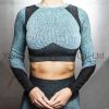 New Style Fashion Ladies Elastic Seamless Fitness Sport Wear Clothing Short Sleeve Yoga Crop Top T Shirt