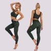 Sports Bra and Leggings Breathable Seamless Workout Running Shorts Set Fitness Yoga Wear