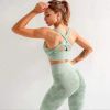 Workout Sets for Women Seamless Gym Running Active Exercise Fitness Yoga