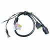 001 Mx1.25-8Pin Rj45 Mother Wiring Harness With Connector Detail At Both Ends Of Line End For IP Camera Cable