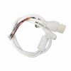 005 IP Camera Extension Cable Manufacturer Wire Harness With Connector RJ45 Base Flat Needle Snap Case ABS Back Plug