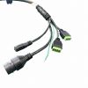 010 Power Extension Cable For Cctv Security Cameras Ip Camera Wiring Harness With Connector RJ45F/DC5.5*2.1/3.5PITCH 4-PIN