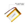 UFX 803450 1500mAh 3.7V Lithium Cell Supplier OEM High Voltage Battery Li-ion Rechargeable Battery Pack-ISO9001 Certified Factory