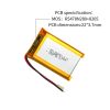 UFX 803450 1500mAh 3.7V Lithium Cell Supplier OEM High Voltage Battery Li-ion Rechargeable Battery Pack-ISO9001 Certified Factory