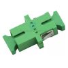 SC APC SM SX Fiber Optic Adapter Single Mode Simplex Optical Connector with Green Cap