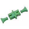 SC APC SM SX Fiber Optic Adapter Single Mode Simplex Optical Connector with Green Cap