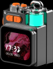Touch Screen Wireless Bt Speaker Mini Audio MP3 Player with LED Lighting External Speaker Suitable for Outdoor