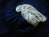 100% Worsted Spun Silk...