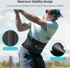 Customizable Air Mesh Back Brace for Men Women Lower Back Pain Relief Stays Adjustable Belt for Work Anti-skid back support