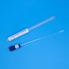 Disposable Sterile Specimen Collection Nylon Flocked Nasopharyngeal Swab with Tube