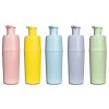 Wholesale cosmetic new Salon 2 in 1 hair color dye bottle shampoo squeeze pump Plastic bottle cream packaging