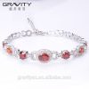 Gravity Custom luxury style cz zirconia imitation silver jewelry set