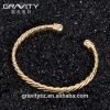 SHZH-103 Gravity jewelry wholesale custom fashion thin plating gold jewellery dubai bangle