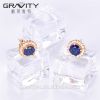 TZXG0087 Gravity fashion Dubai Unique Elegant Blue Stone 18K Gold Body Jewelry Set Factory Direct Price For Ladies Jewelry set