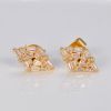 Anti-allergic 18K Gold Plated Designer Stud Earrings With Factory Supply Jewelry