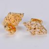 Anti-allergic 18K Gold Plated Designer Stud Earrings With Factory Supply Jewelry