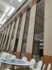 Electric Moving Wall For Hotel Lobby Fabric Finish Foldable Room Divider Full Automatic Interior Partition Doors
