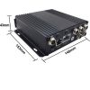 HDD &amp;amp; SD Card 4 Channel Mobile DVR shockproof , digital Mobile car DVR H 265